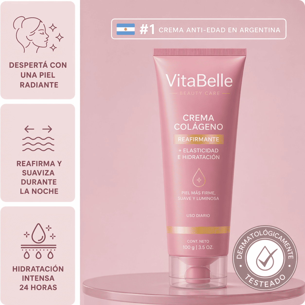 VitaBelle | Mascarilla Nocturna de Colágeno
