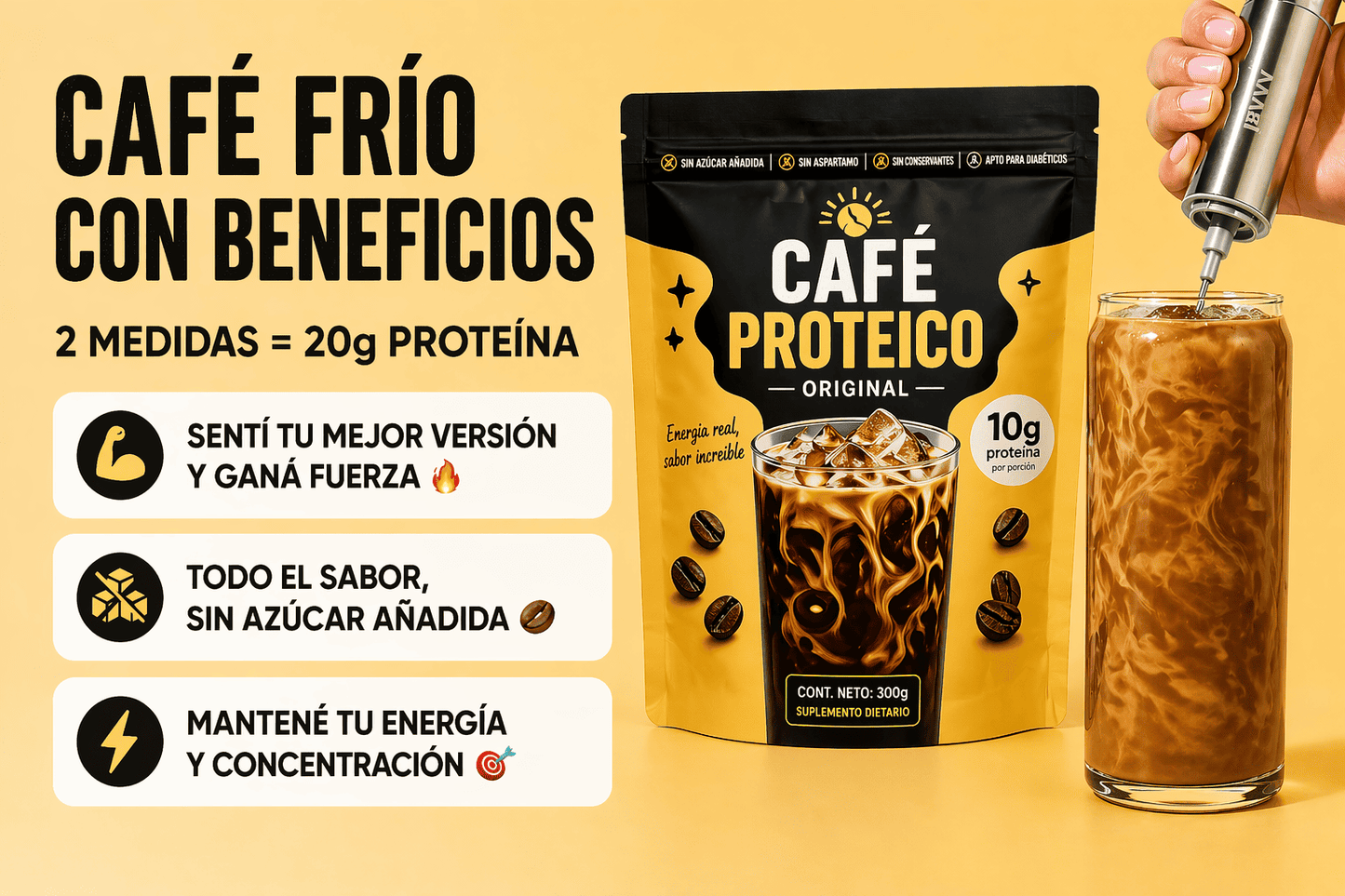 Cafe Proteico | Nutrición y energía en equilibrio