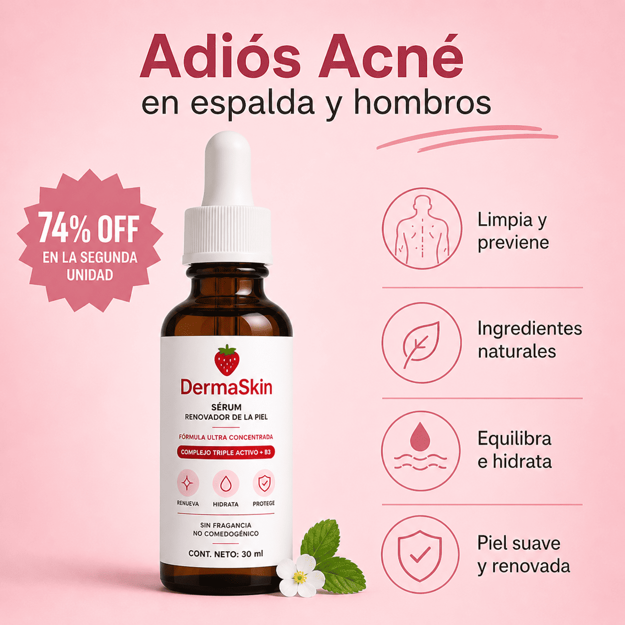 DermaSkin | Tratamiento para granitos y textura